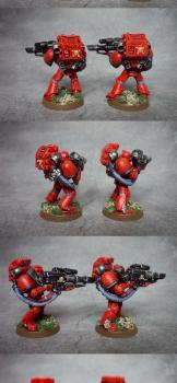 Blood Angels Devastators -lascannons by izzy_40k_painting