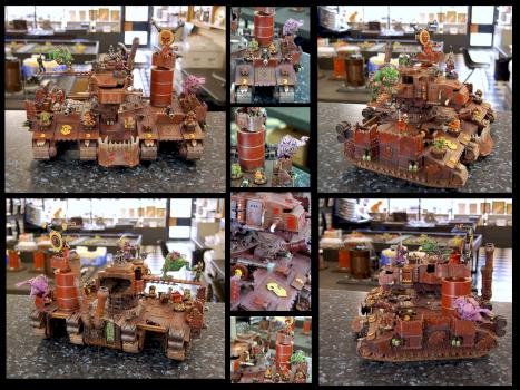 Ork Looted Wagon by Wizard Workshop