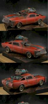 '66 Ford Shelby Zombie Hunter by megazord_man