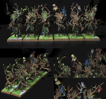 Wood Elf Dryads by Anolecrab