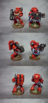 Blood Angels Devastators- Multi-melta & Missile launcher by izzy_40k_painting