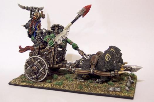 Orc Warboss on Chariot by JTY