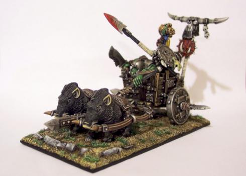 Or Warboss on Chariot by JTY