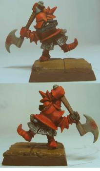 Skarsol Skullsmasher - Old school Chaos dwarf by brombz