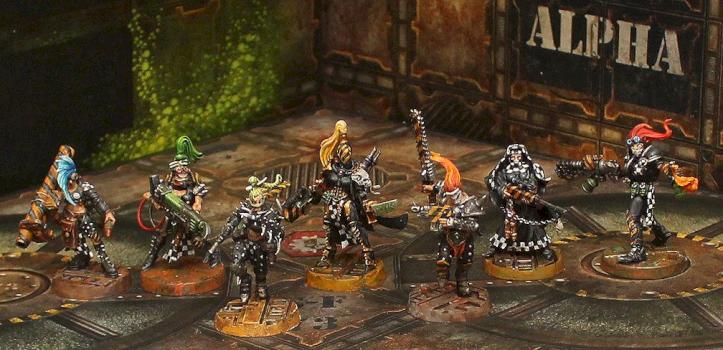 Necromunda Escher Black Swan Gang by WorkingStiff