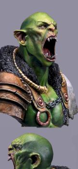 Orc Bust_Close up. by Banshee