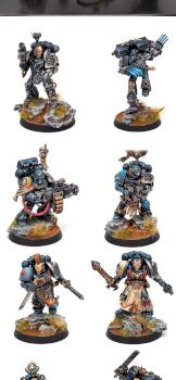 DeathWatch Space Marines Squad. by Arsies