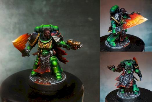 Space marines salamanders captain conversion by risk0