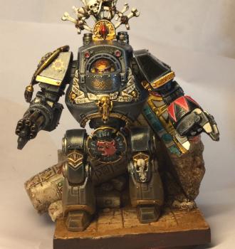 Horus Heresy Space Wolves Contemptor Dreadnought by Sotirios