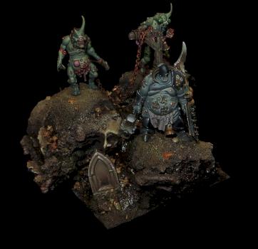 Lord of Blights with Plaguebearers - Larger by FartOfWar