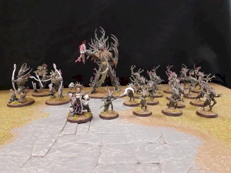 Silver Malign Portents Sylvaneth Army by AJ Tudor