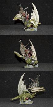 Orruk Warboss on Wyvern Warhammer Orcs and Goblings by ignaciovidal