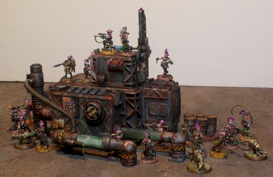 Necromunda Escher Chem Factory by WorkingStiff