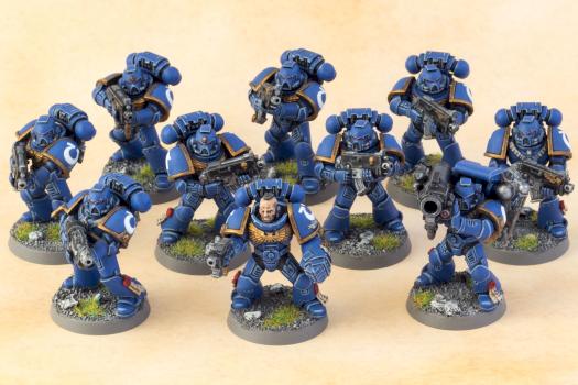 Ultramarines Tactical Squad by S Dalsgaard