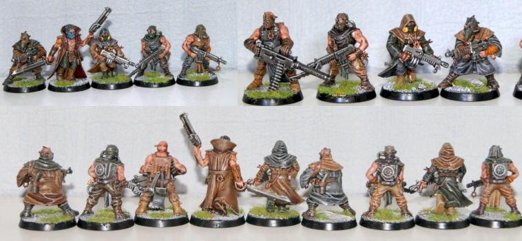 Dark Vengeance CSM Cultists with autoguns 3 by Brush of War Studio