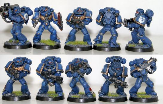 Space Marines Tactical Squad by Brush of War Studio