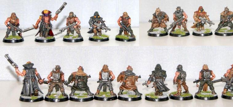 Dark Vengeance CSM Cultists with autoguns 2 by Brush of War Studio