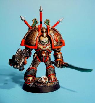 Chaos Marine Terminator - the Red Right Hand by Rob Jedi