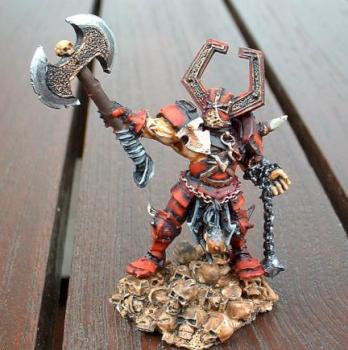 PAINTED KHORNE LORD!! by tabletopworld