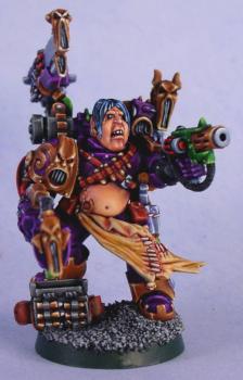 Slaanesh Chaos Marine by Commander Y