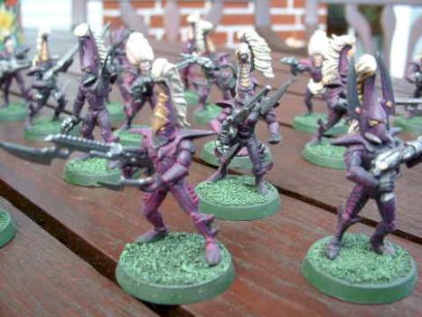 many dark eldar warriors by tabletopworld