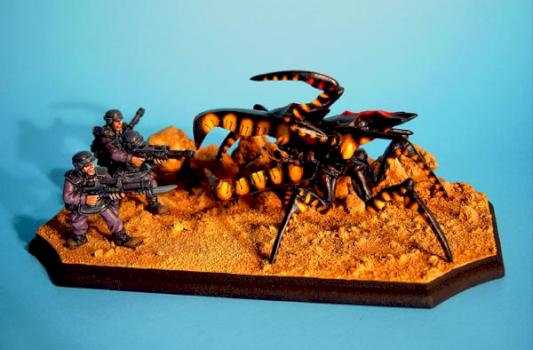 Starship Troopers Diorama by Rob Jedi