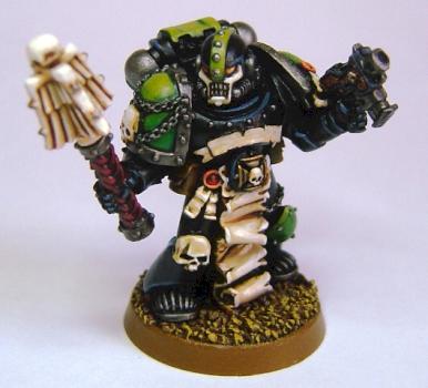 Space Marine Chaplain (Custom Chapter) by tenebrius