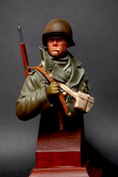 US Soldier Ardennes 1944 by Vinolata