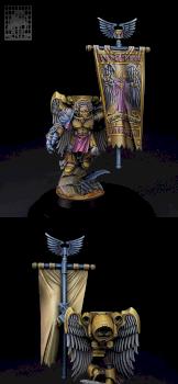 Sanguinary Guard with banner. by We7