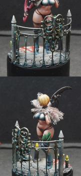 Pin-up kingdom death by slave of paint