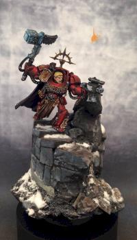 Blood Angel Captain by darkwrath