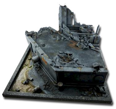 CITY BATTLE BOARD DIORAMA by The 2 Black Dragons