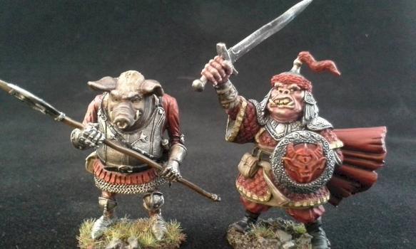 Orc and Hobgoblin Guards by Kevin Fannin