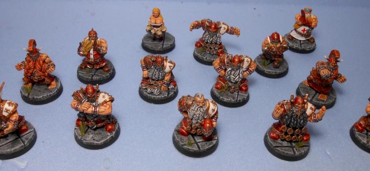 Dwarves Blood Bowl team by taz69