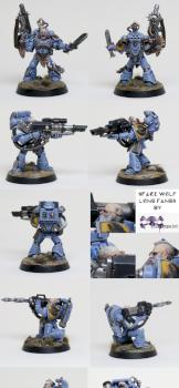 Space Wolves Long Fangs Squad by munger