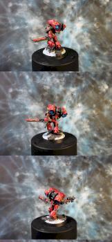 Space Marines Blood Ravens Captain by Siticus