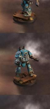 Alpha Legion Contemptor Dreadnought by highelf