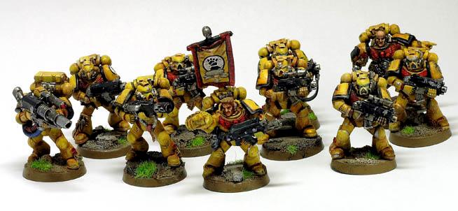 Imperial Fists Tactical Squad by Addasko