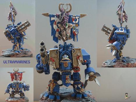 Ultramarines Dreadnought by ghost04300