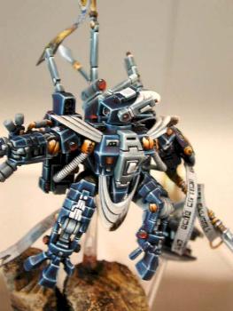 Tau Commander, close by Golden Demon Ken