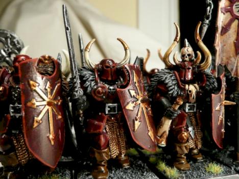 Khorne Chaos Warriors by markoseugene1