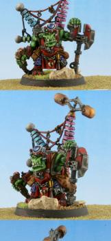 Ork Big Mek w/Kustom Force Field by Sukigod