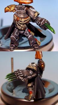 Space Marine Reviler Commander WIP by hibushin