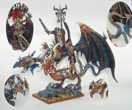 Chaos Lord on Dragon by Ivar Woden