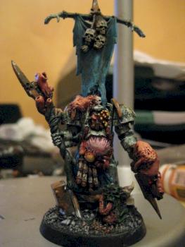 Nurgle/Death Guard Sorcerer in Terminator Amour by Plaguelord