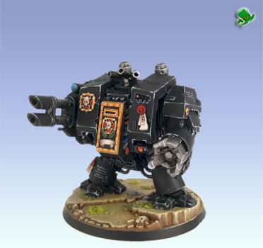 Black Templars Dreadnought by leprechaun studio