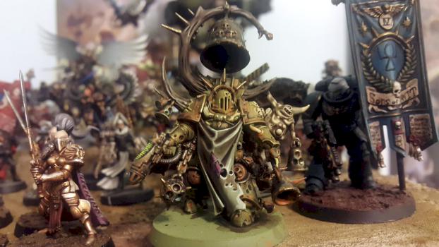 Death Guard Bell Fellow and his buddy 40k by oscarsammuel