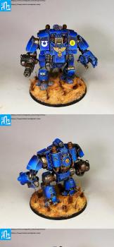 Ultramarines Primaris Redemptor Dreadnought by HooY