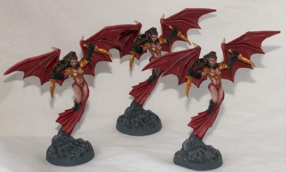 Succubus painted as Rise of the Runelords Delvahine by Chocolate Thief