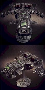 Warhammer30k Raven Guard Strom Eagle by Sova